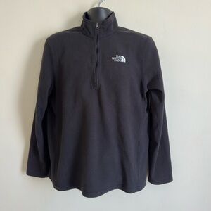 The North Face Men’s black  ½-Zip Zip-Up Sweater Sz Medium